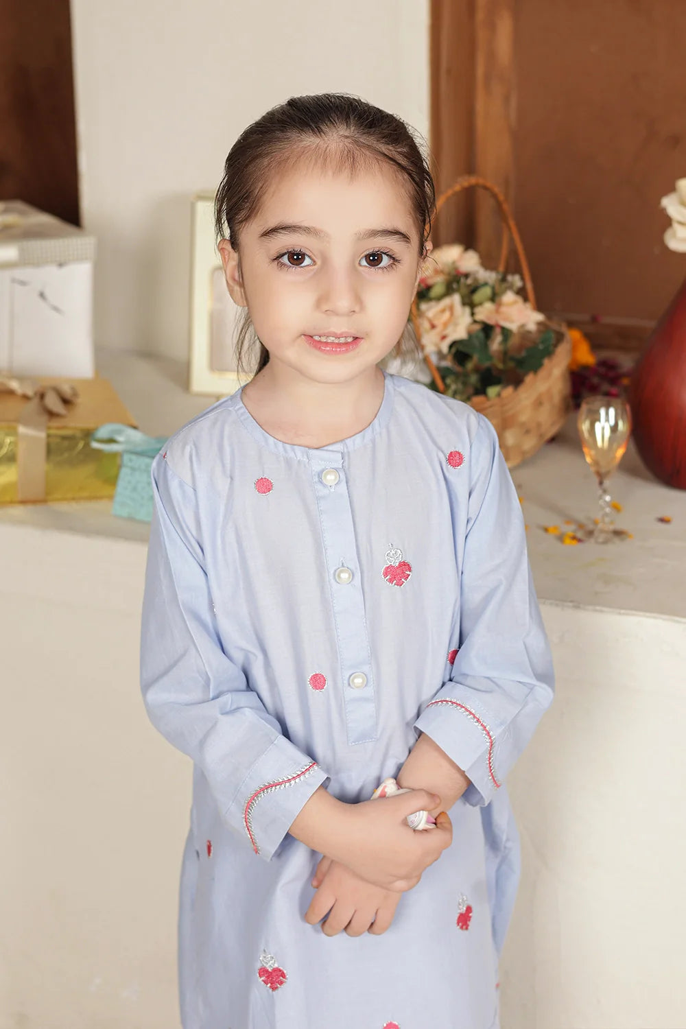 2 PIECE EMB LAWN SUIT
