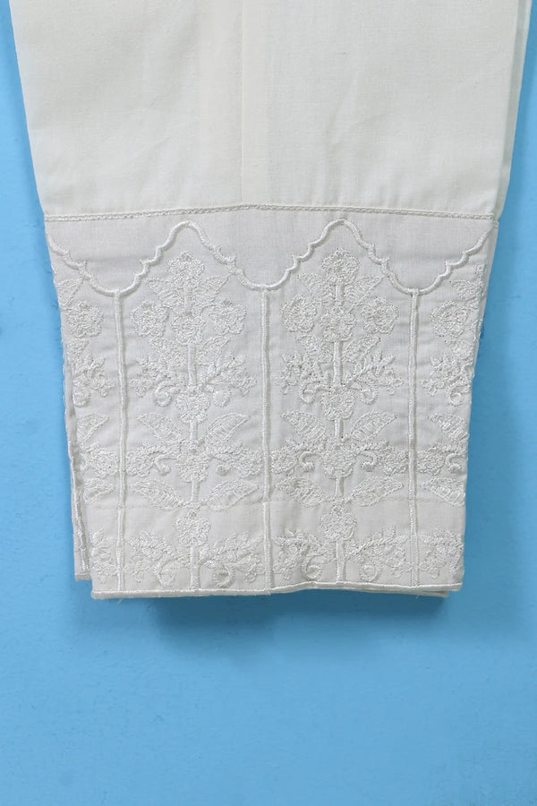 SOLID COTTON TROUSER