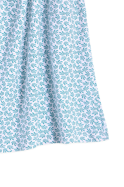 Girls Branded Graphic Short Tunic - Green