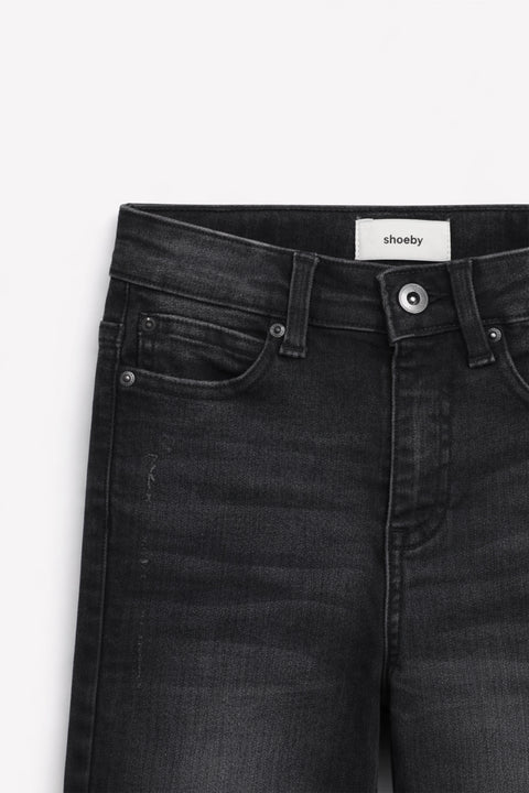 Girls Branded Bell Bottom jeans  - Black