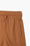 Boy Branded Short - Brown