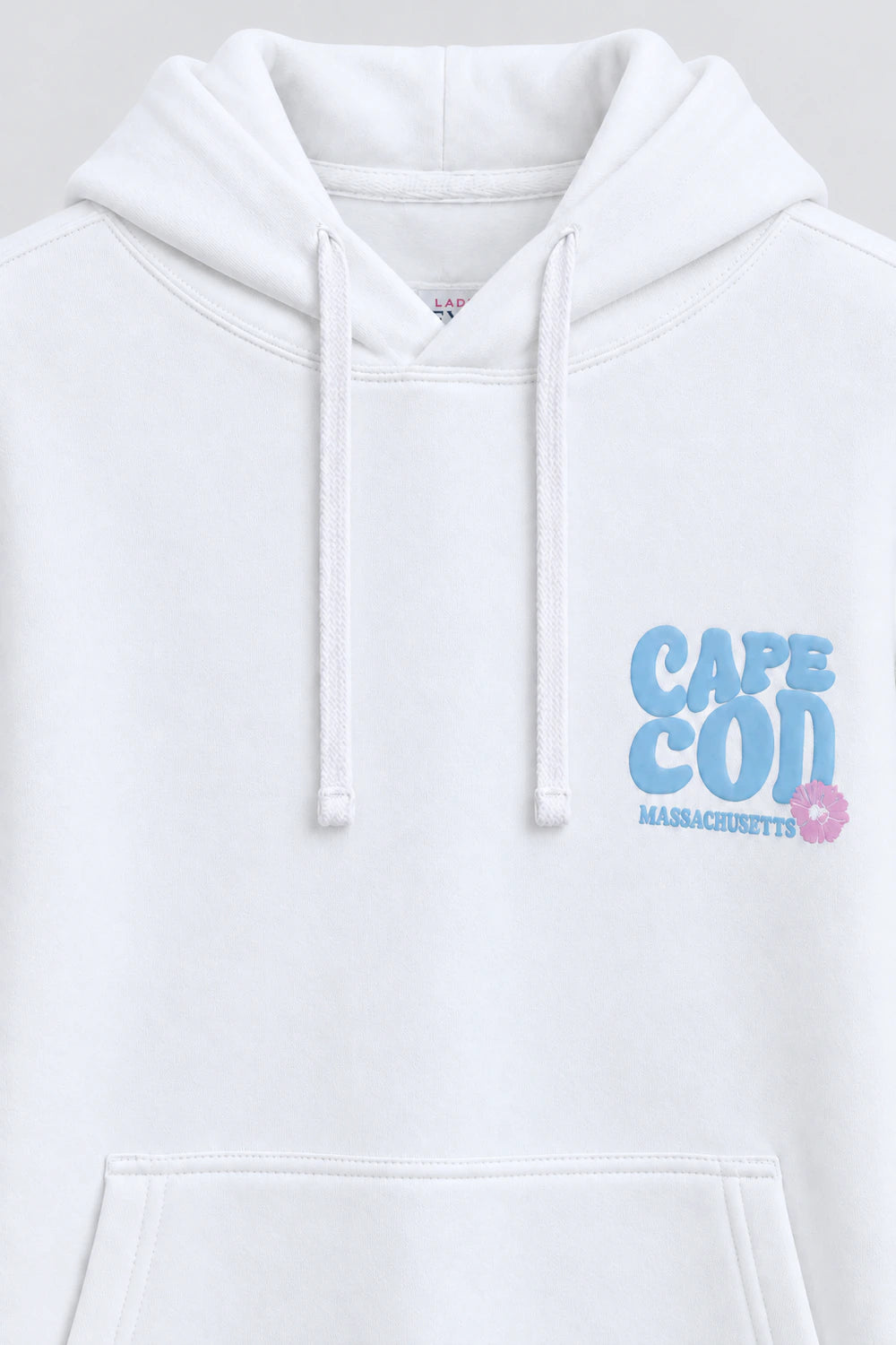 Women Branded Graphic Pullover Hoodie - White
