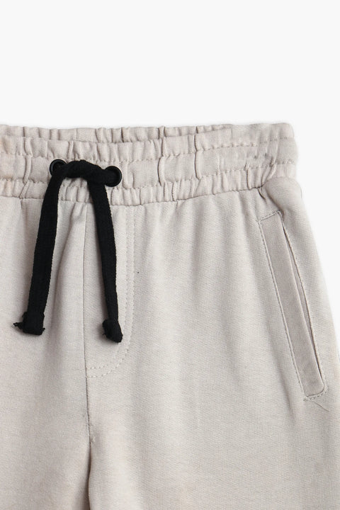 Boy Branded Graphic Short - Fawn