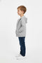Boys Branded Zipper Hoodie - Grey