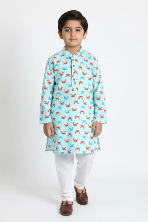 Boy Printed Cotton Kurta BK2225