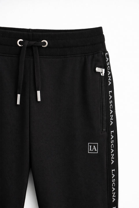 Women Branded Trouser - Black