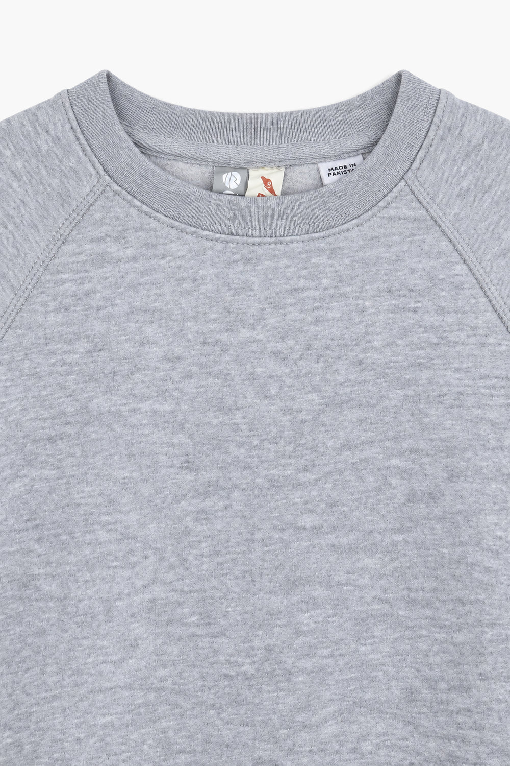 Men Branded Fleece Sweatshirt - L/Grey