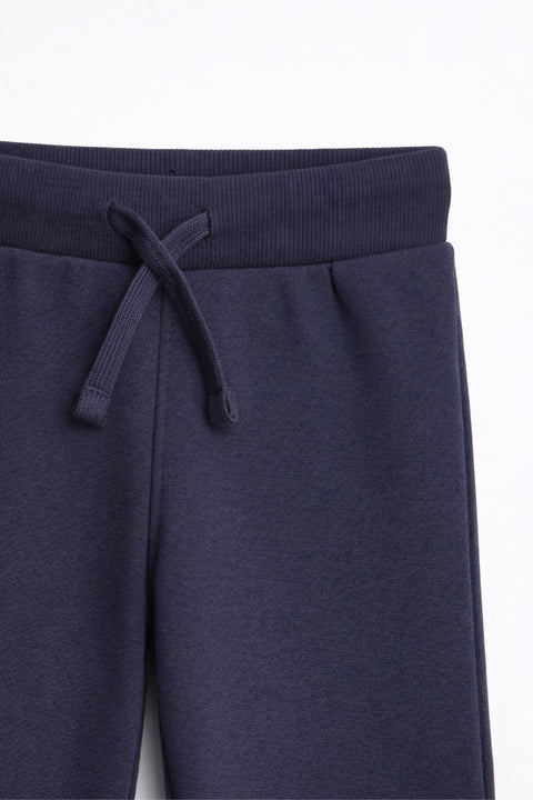 Boys Branded Fleece Trouser - Navy