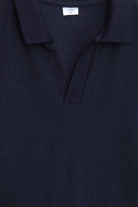 Men Branded Polo - D/Blue