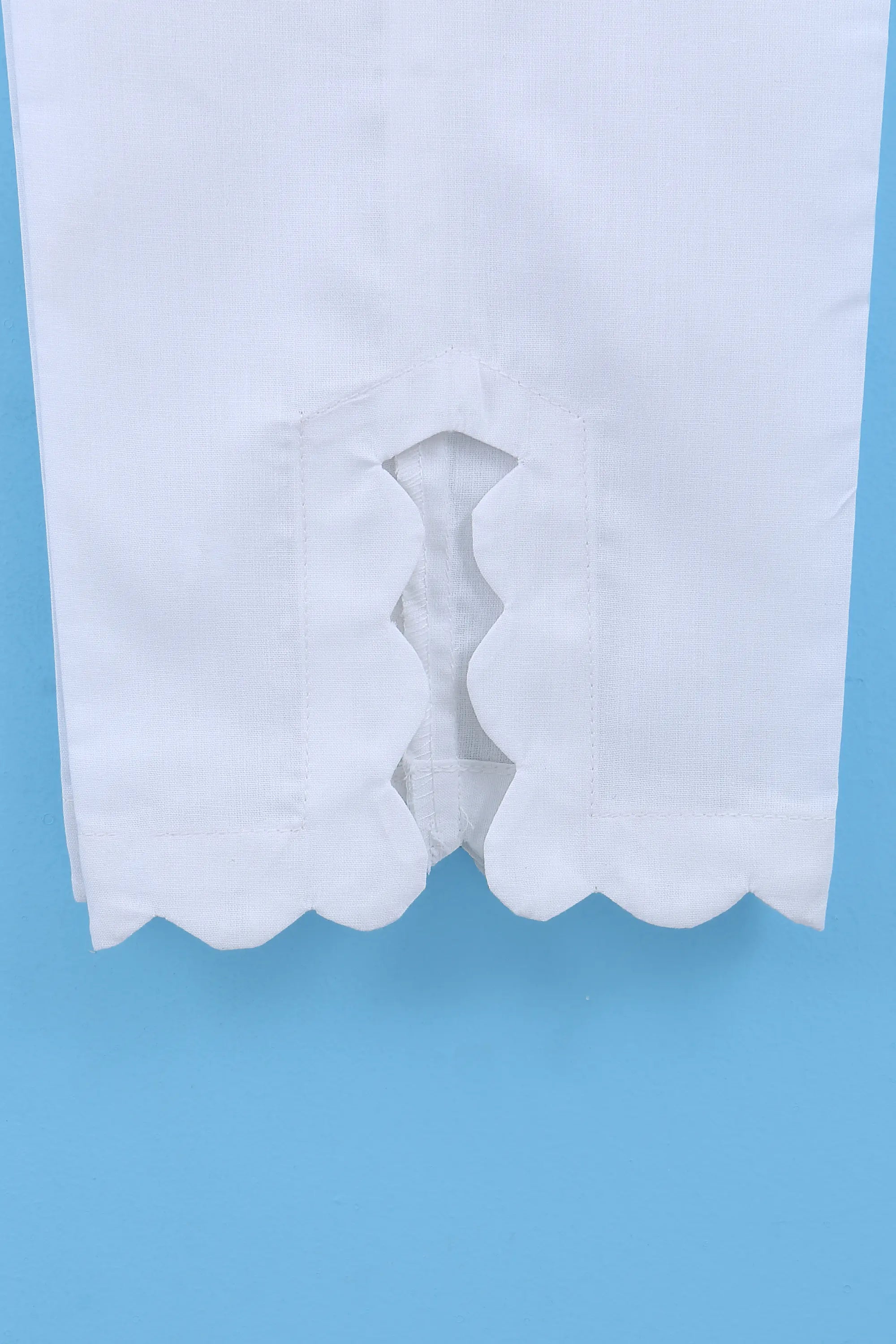 SOLID COTTON TROUSER