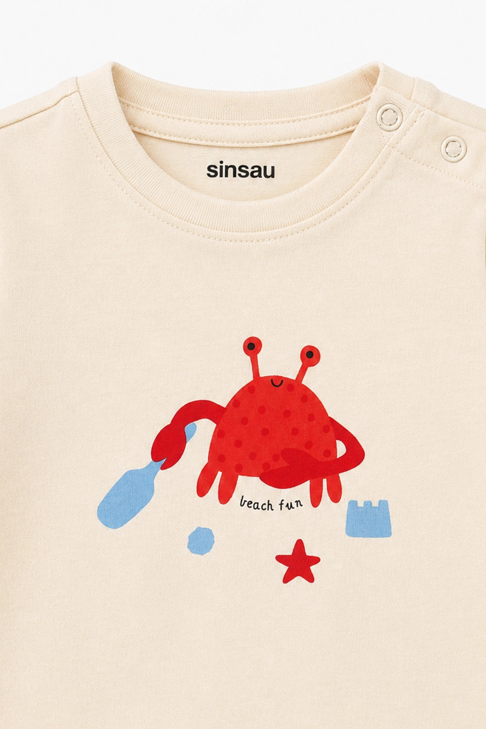 Girls Branded Graphic T-Shirt - Cream