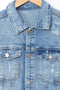 Boys Branded Denim Jacket - Blue