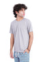 Men Branded R-Neck Tee - L/Grey
