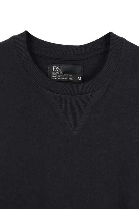 Men INV Stitch Sweatshirt MS02 - Black