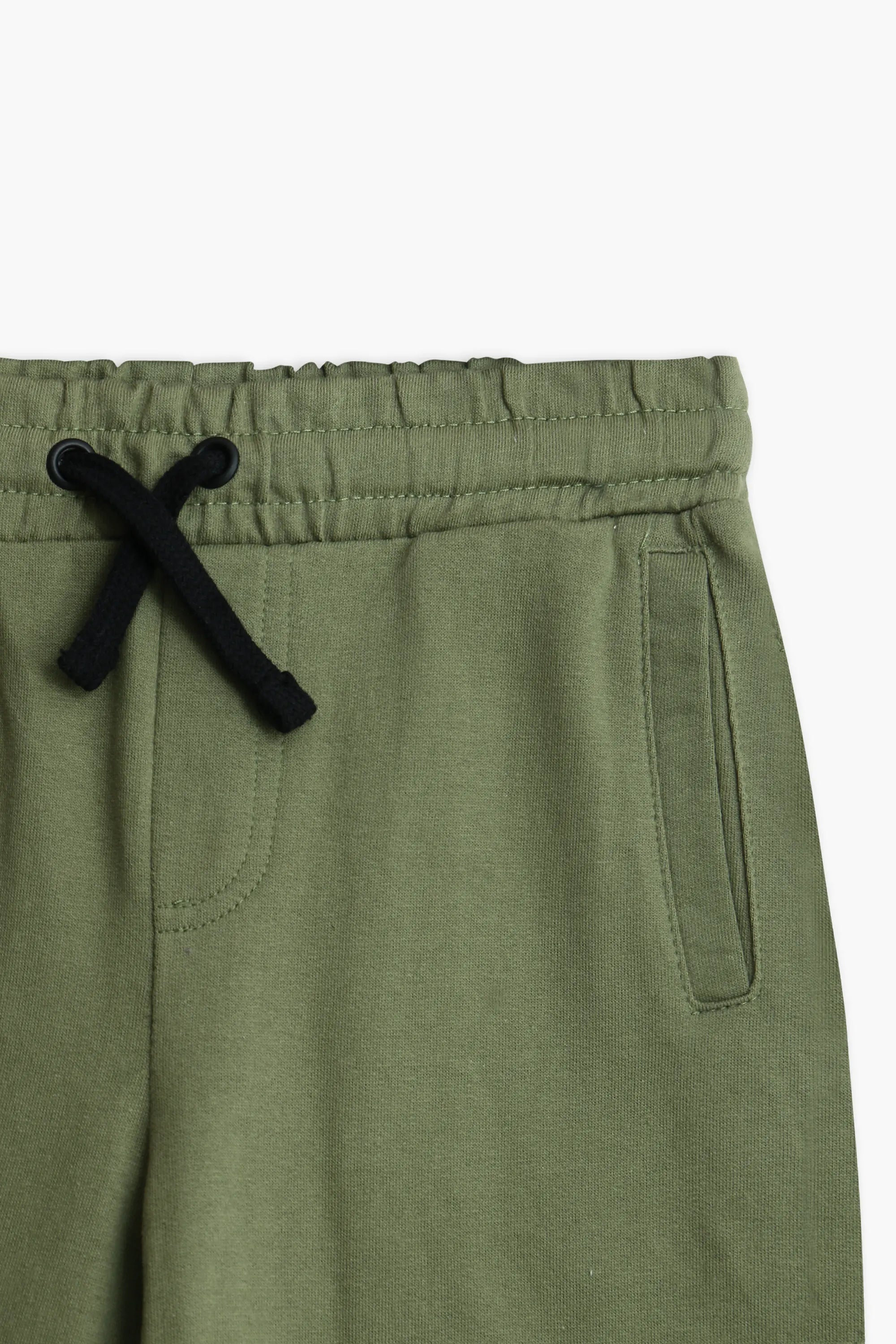 Boy Branded Graphic Short - D/Green