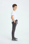 Boys Branded Fleece Trouser - D/Grey