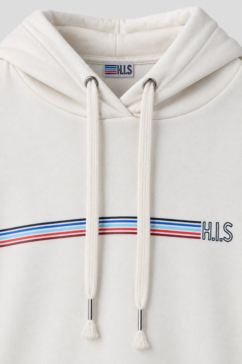 Women Branded Graphic Pullover Hoodie - Cream