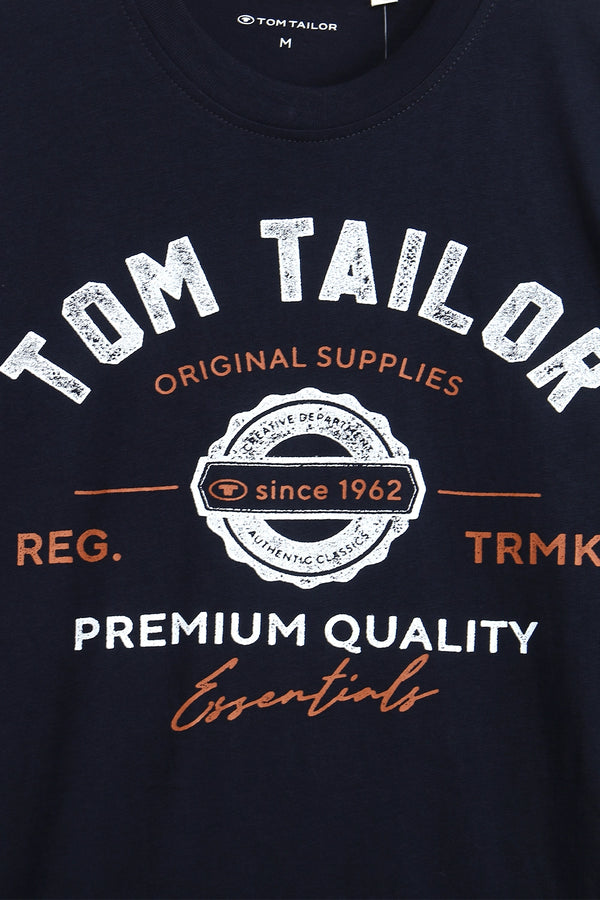 Men Branded Graphic T-Shirt - D/Blue