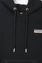 Women Branded Long Hoodie Sweatshirt - Black