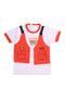 Boys Graphic 2-Piece Suit A-204 - Orange