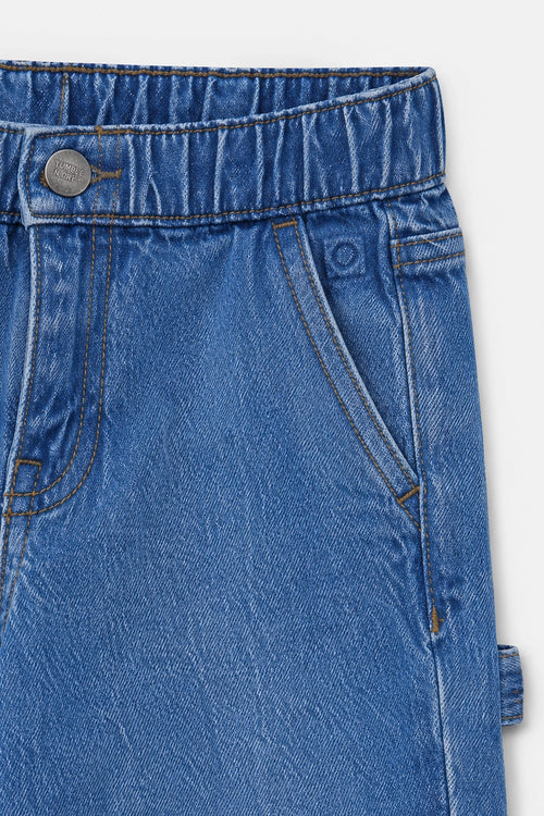 Boy Branded Straight fit Denim Pant - M/BLUE