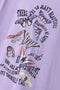 Women's Graphic T-Shirt (Brand -Max) - L/Purple