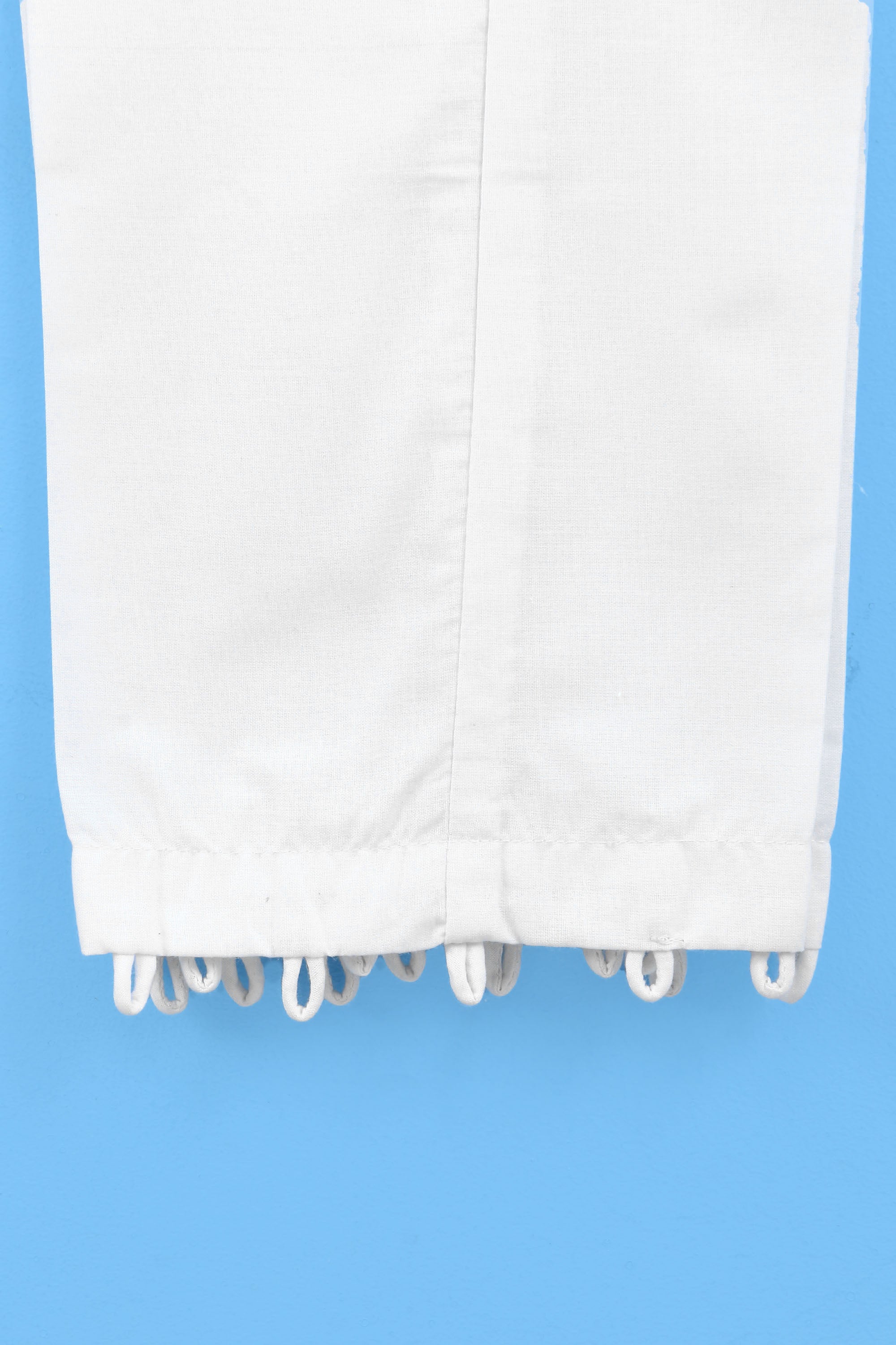 SOLID COTTON TROUSER