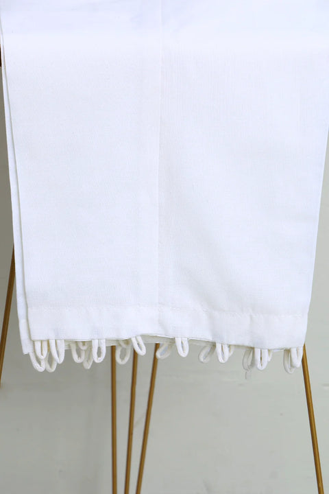 STRAIGHT COTTON TROUSER