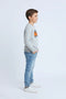 Boys Branded Graphic Sweatshirt - White