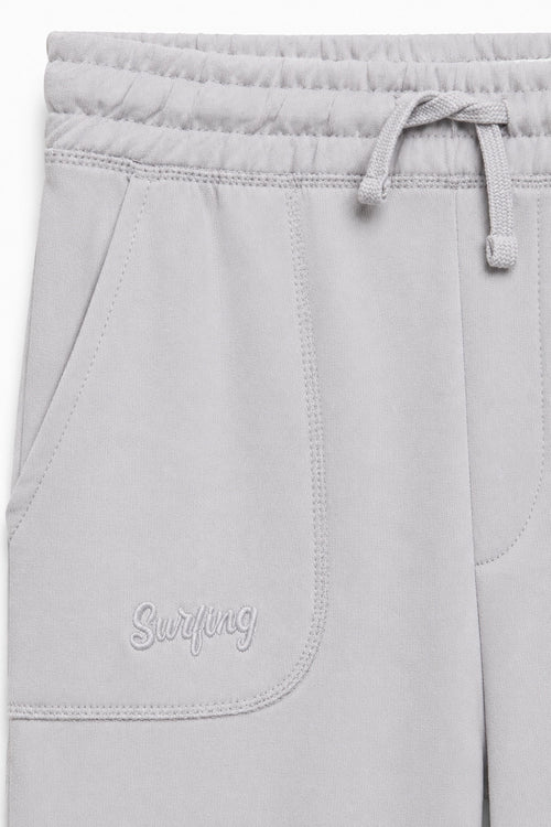 Boys Branded Trouser  - L/Grey