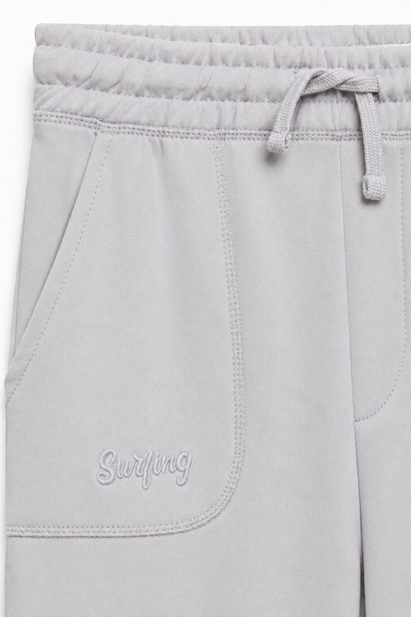 Boys Branded Trouser  - L/Grey