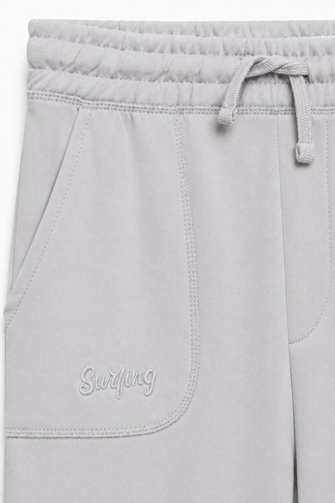 Boys Branded Trouser  - L/Grey