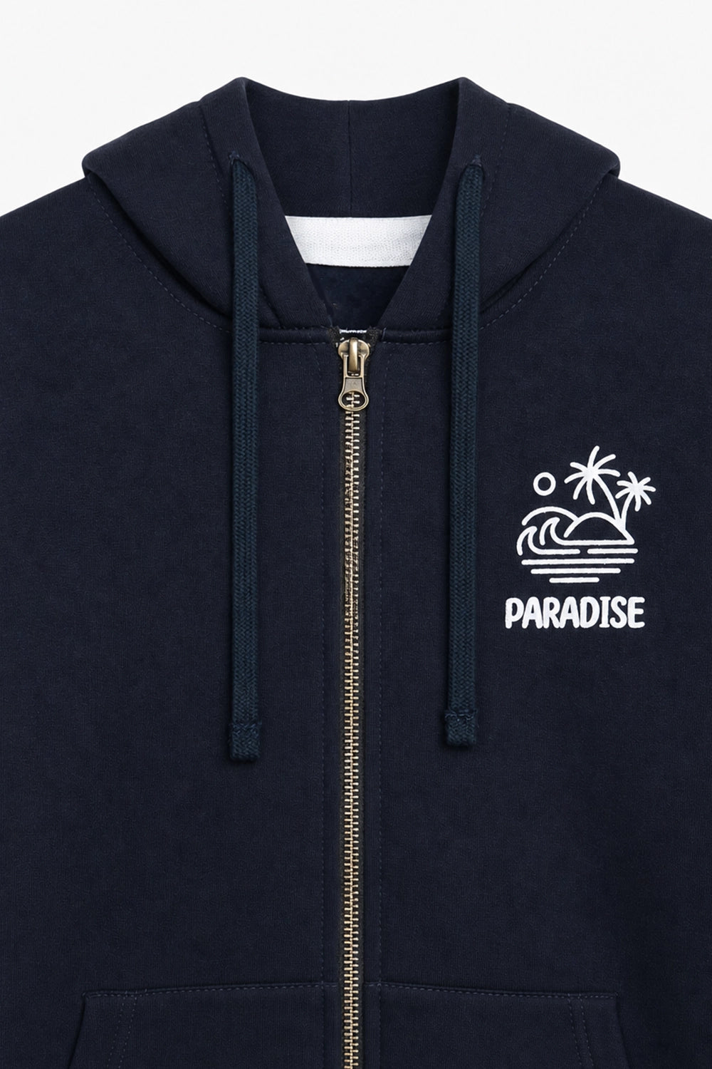 Graphic Zipper Hoodie