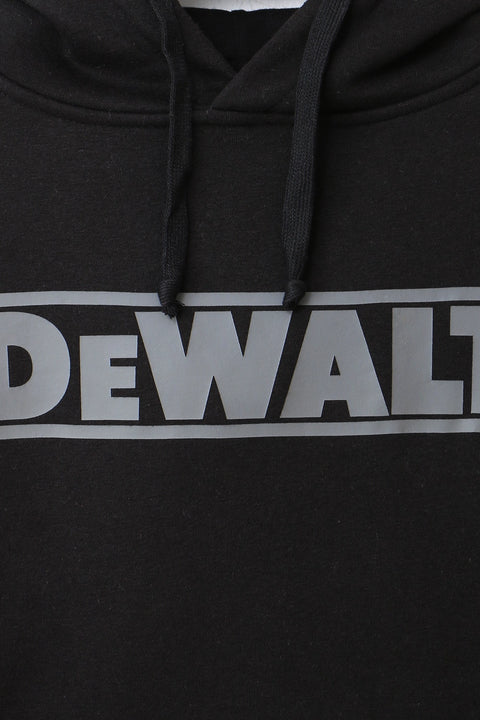 Men Branded Graphic Hoodie Sweatshirt - Black