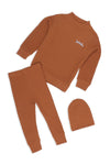 Boys Zraa  3-Piece Suit - Rust