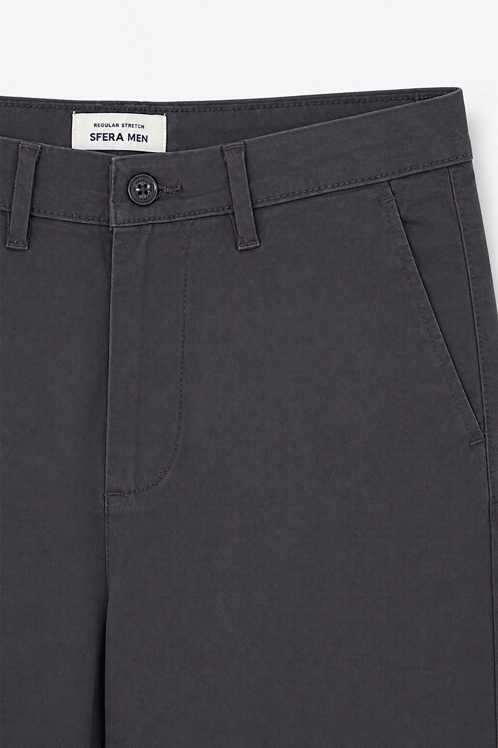 Men Branded Chino Pant - D/Grey