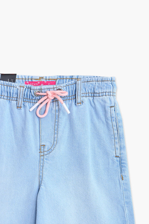 Denim Wide Leg Pant