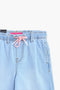 Denim Wide Leg Pant