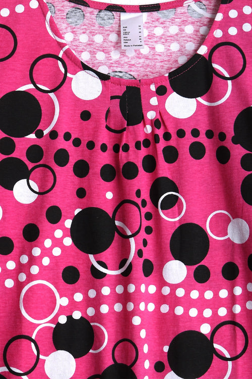 Women's Branded Printed T-Shirt - Pink
