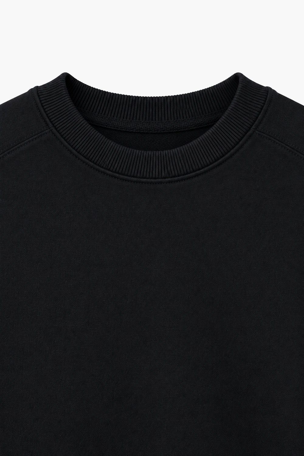 Women Branded Fleece Sweatshirt - Black