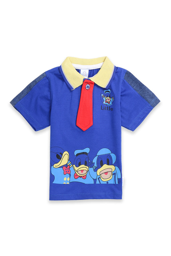 Boys Graphic 2-Piece Suit A-116- Blue