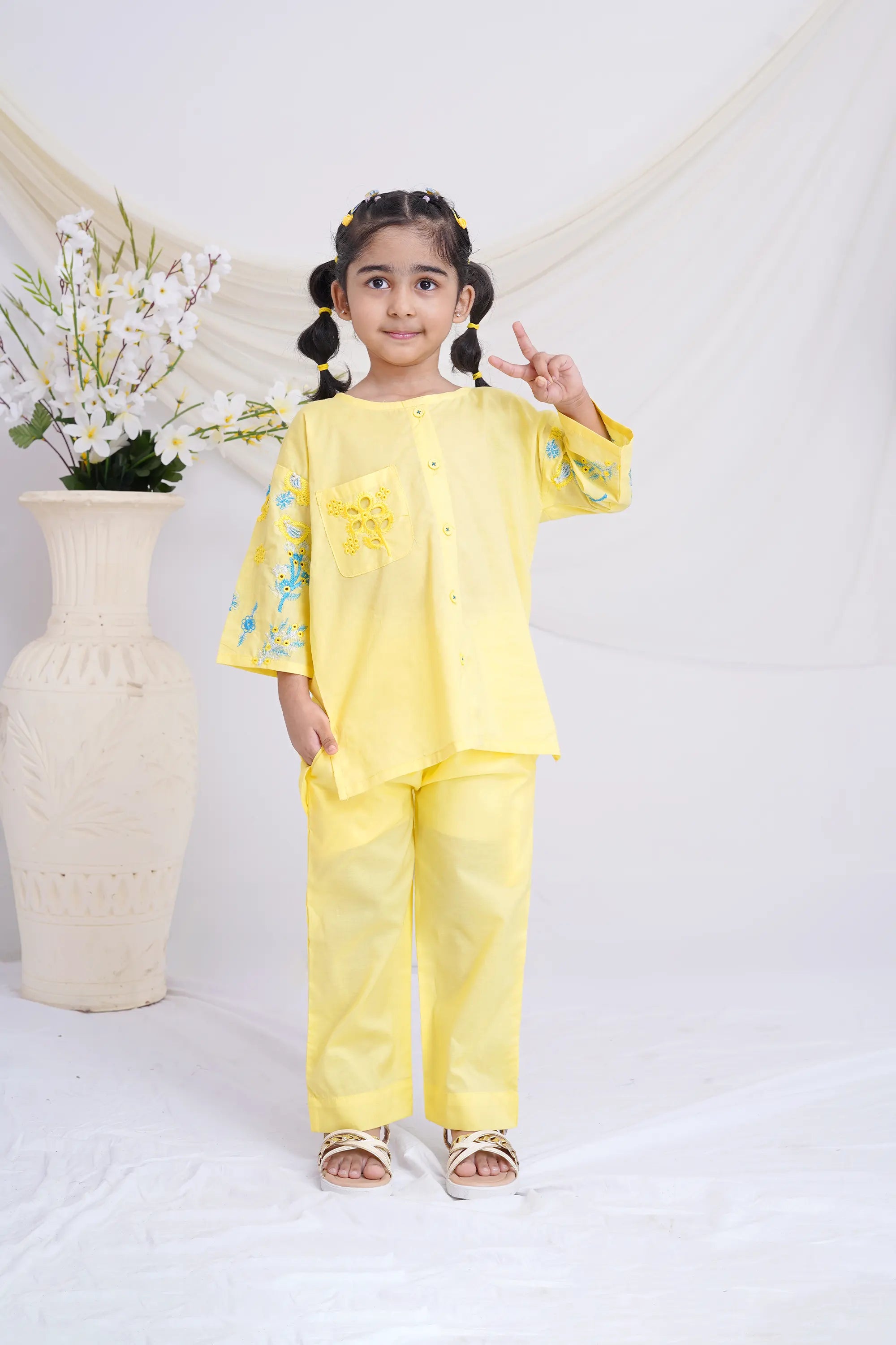 2 PIECE EMB LAWN SUIT