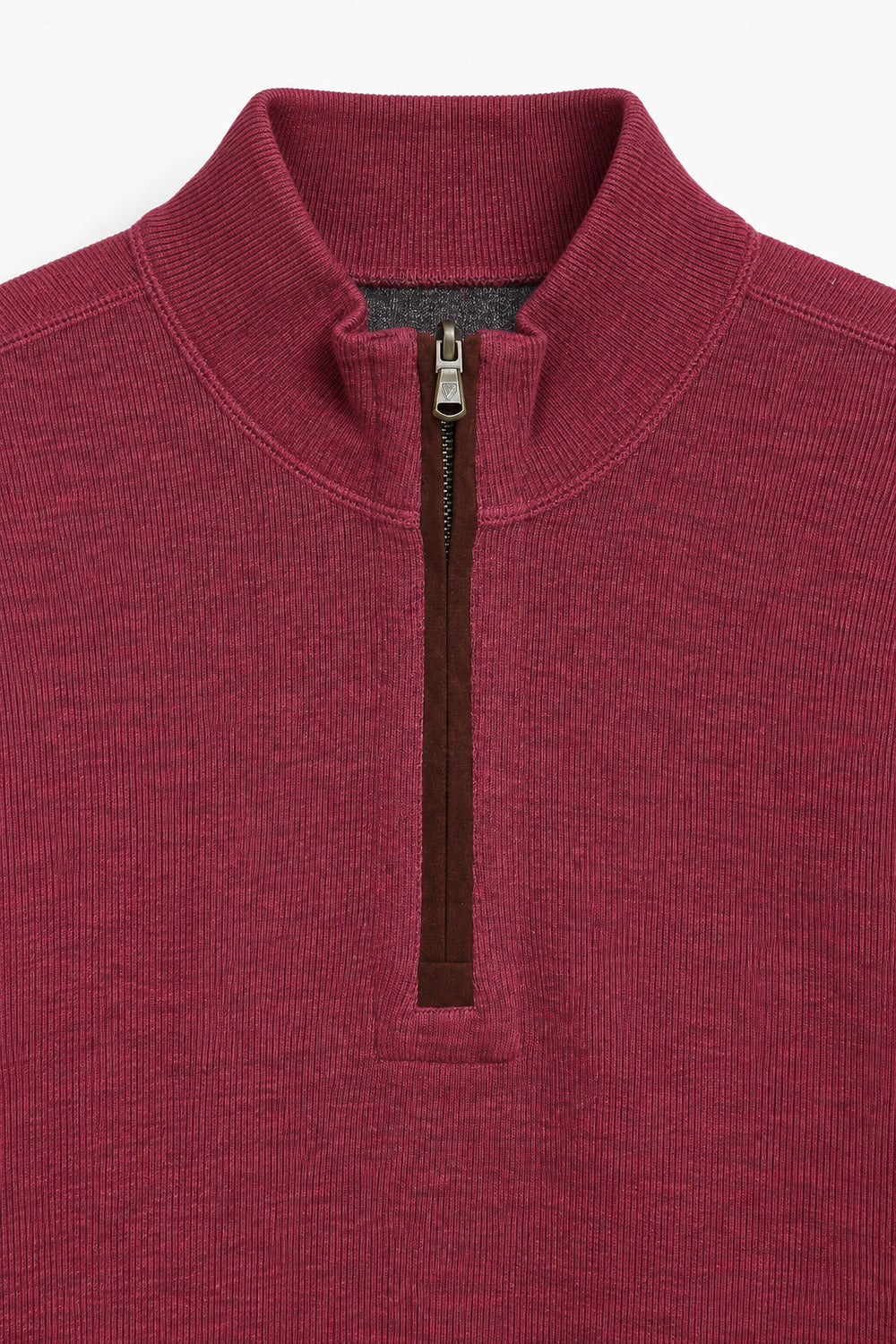 Men Branded Mockneck - Cabernt
