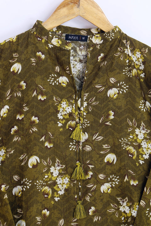 PRINTED KHADDAR SHIRT