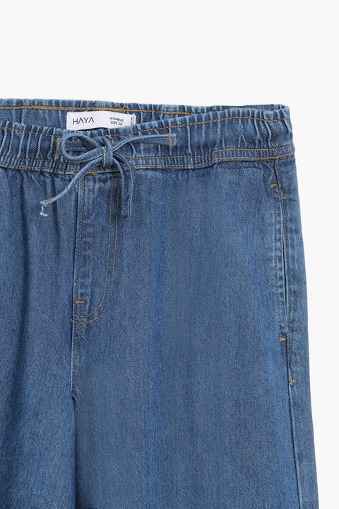 Wide Leg Denim Pant