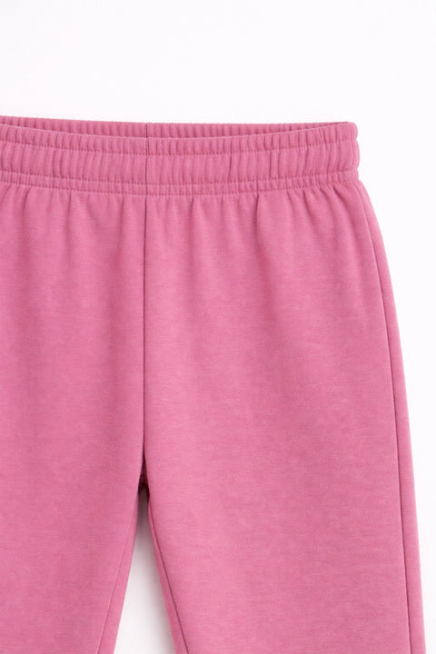 Boys Branded Fleece Trouser - Pink