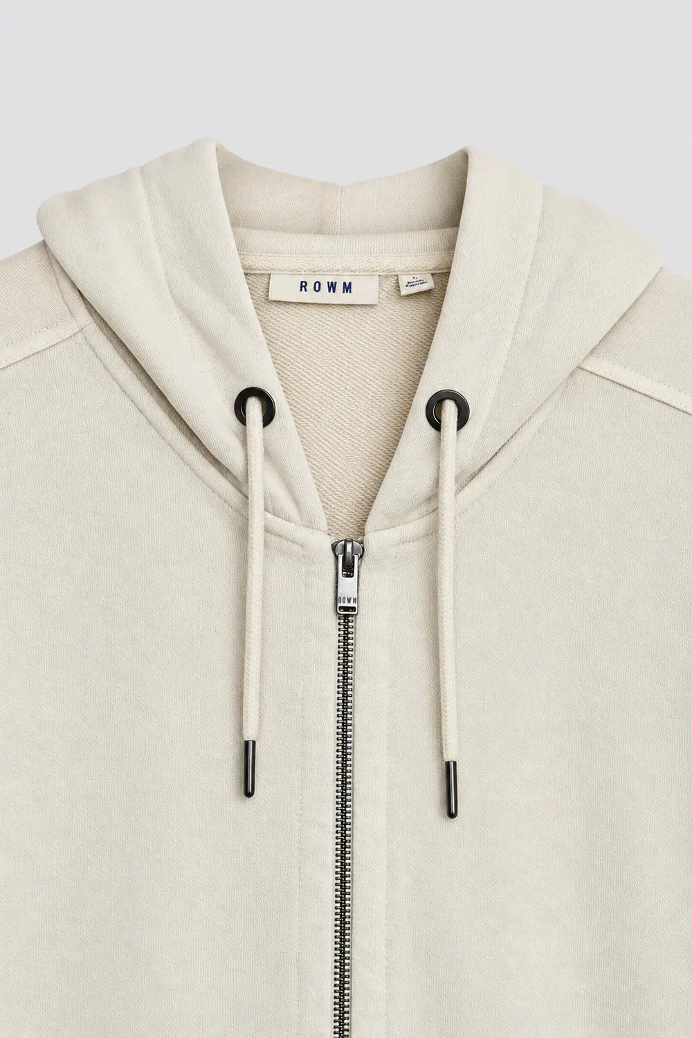 Men Branded Hoodie Zipper - Fawn