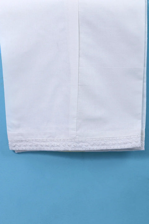 EMB WIDE TROUSER