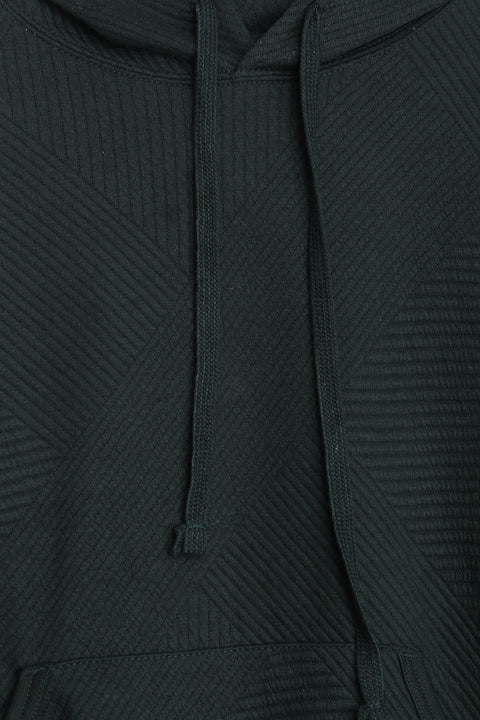 Men Branded Pullover Hoodie - D/Green