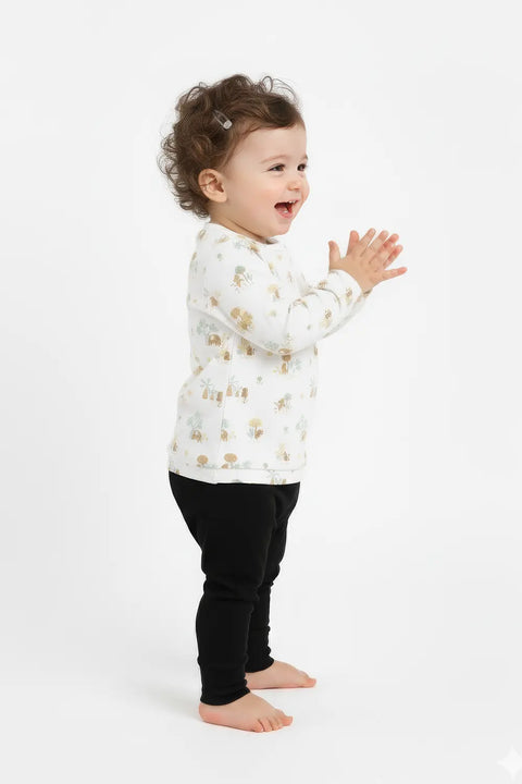 Girls Branded Graphic Sweatshirt - White